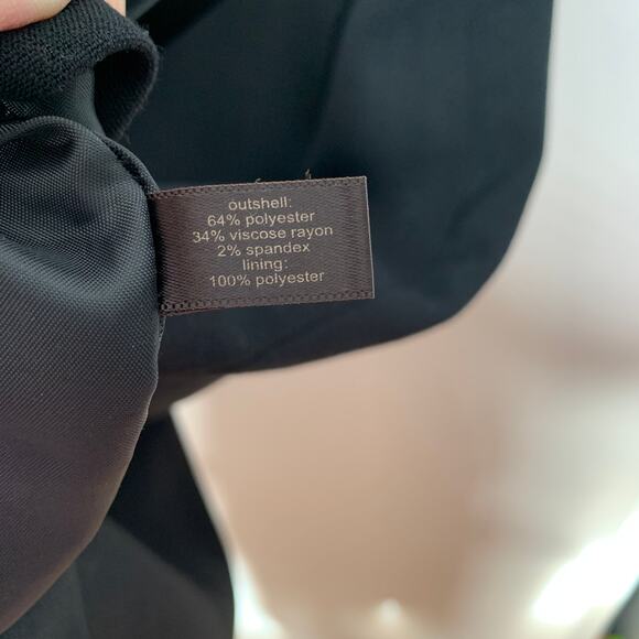 The Limited women's plus size black bow belted sleeveless sheath dress SZ 14 - Picture 11 of 11